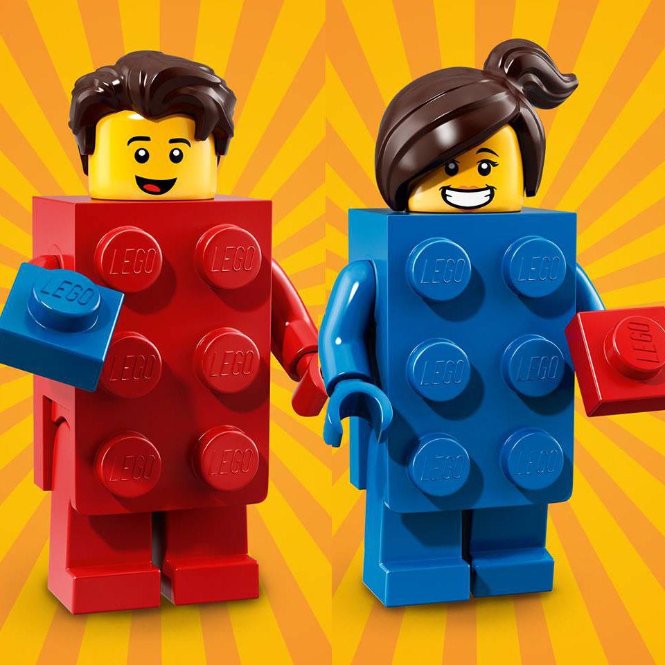 LEGO Minifigures Series 18 (2) Brick Couple | Minifigures Series 18