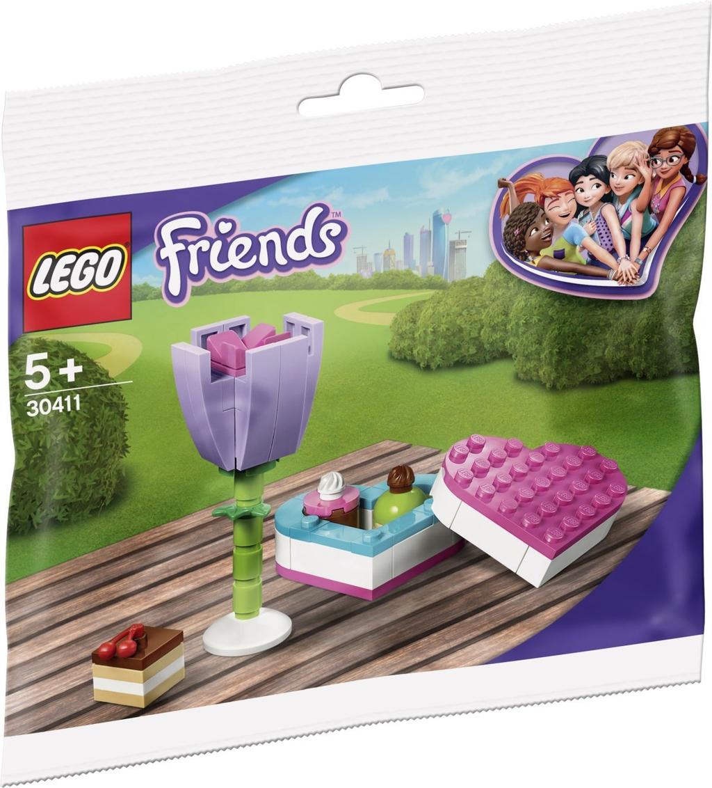 LEGO Exclusive 30411 Chocolate Box & Flower | LEGO Friends