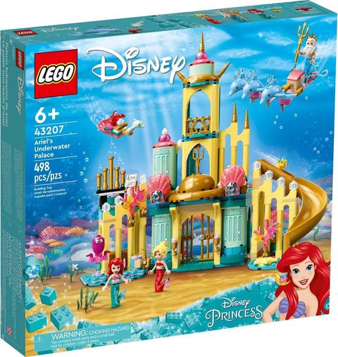 LEGO Disney Princess 43207 Cung điện dưới nước của Nàng tiên cá Ariel