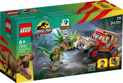 LEGO Jurassic World 76958 Tập kích Khủng long Dilophosaurus