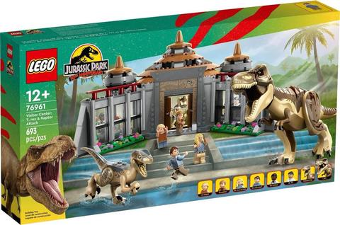 LEGO Jurassic World 76961 Cuộc tấn công của Khủng long T. rex và Raptor