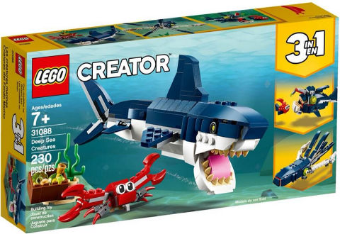 LEGO Creator 31088 Sinh vật biển sâu 3-trong-1