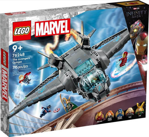 LEGO Marvel 76248 Phi thuyền Avengers Quinjet